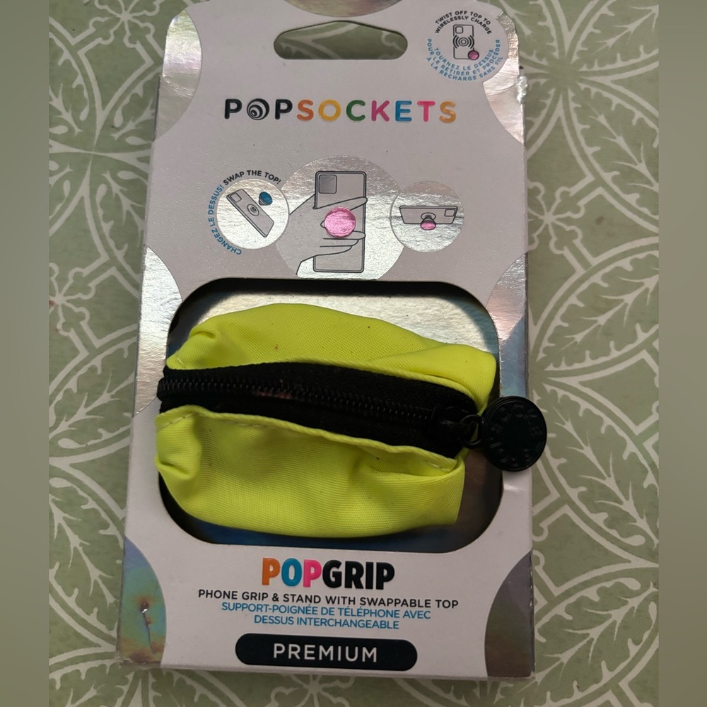 PopSocket PopGrip Neon Yellow Phone Accessory